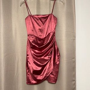 homecoming dress (rose color on the pink side)